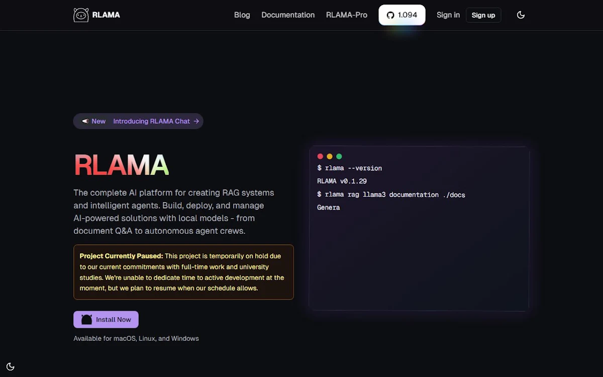 Captura de RLAMA