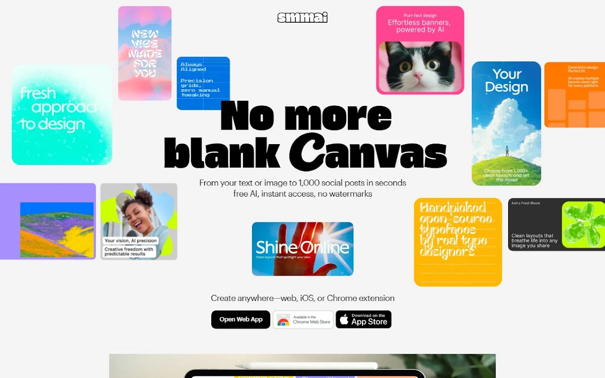 Captura de SMMAI: AI Banner Maker