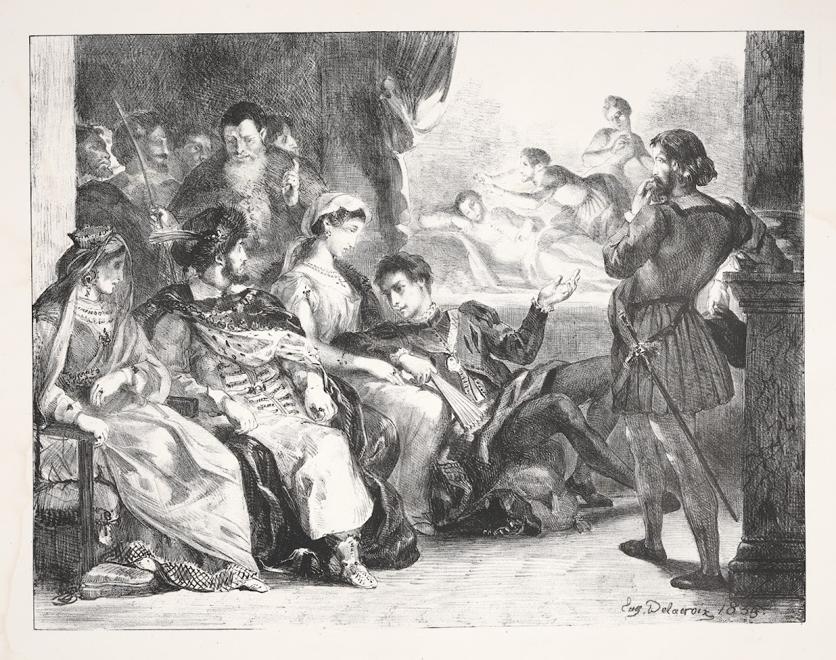 Hamlet has actors play the scene of his fathers poisoning Act III scene ii 1864