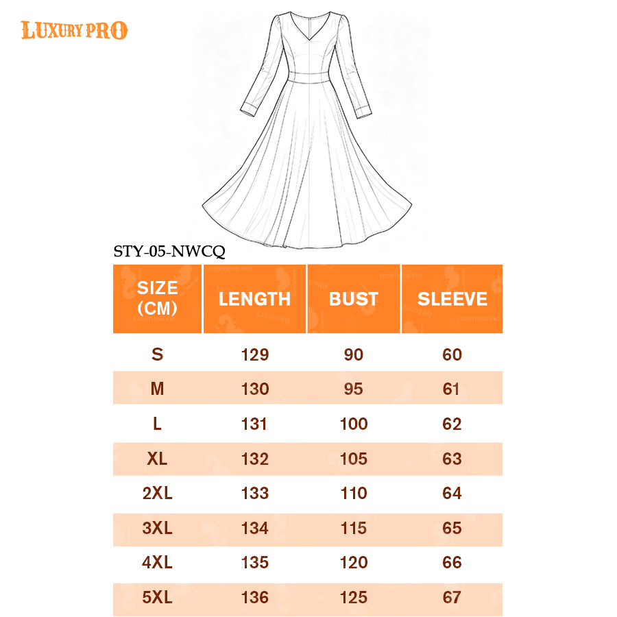 STY-05-NWCQ - Witch Long Dress