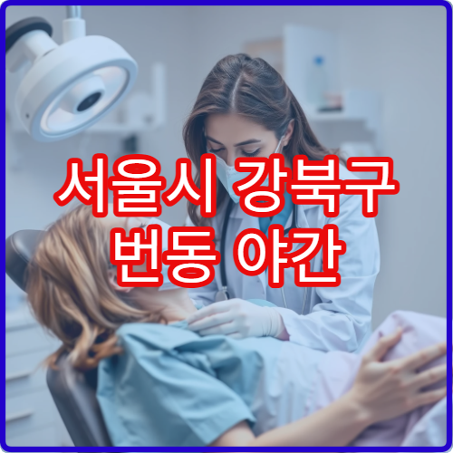서울시 강북구 번동 야간 소아과 감기·중이염 소아 진료 병원