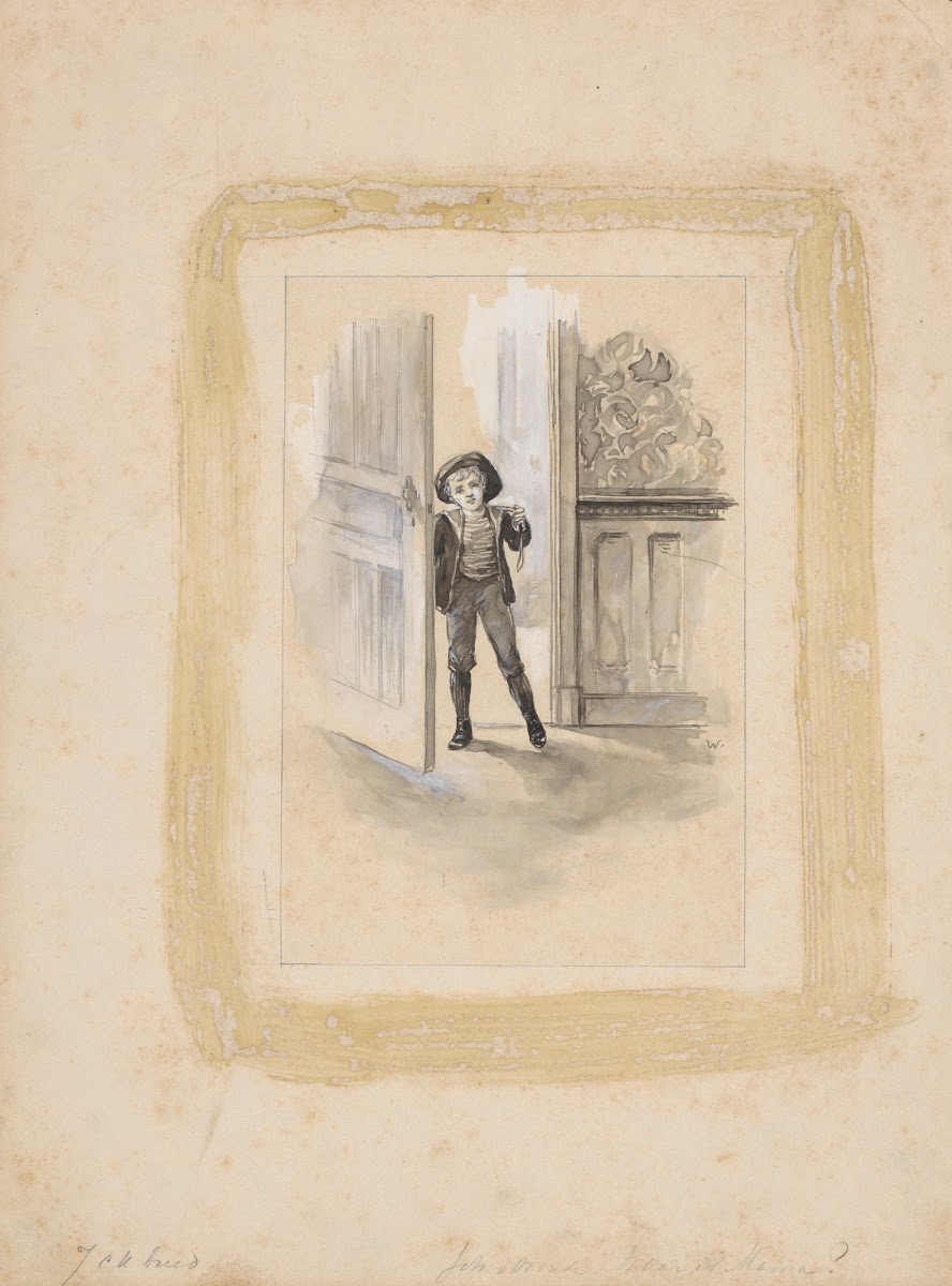 Jongen in een deuropening 1870   1937
