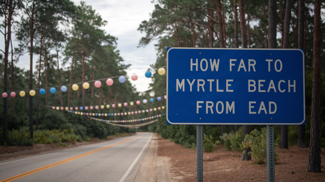Distance and Travel Tips from EAD to Myrtle Beach