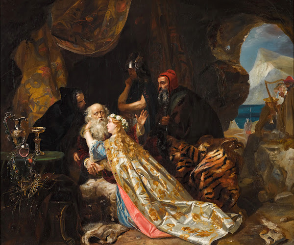 King Lear and Cordelia 1857