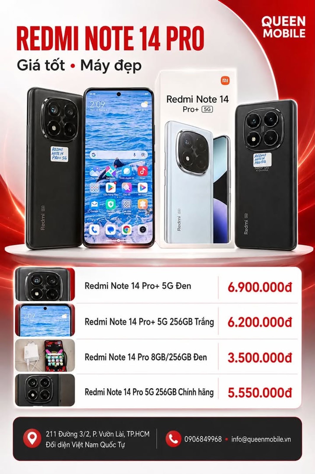 ̉ ́      – MÁY ĐẸP, GIÁ CỰC HẤP DẪN 

#Xiaomi #RedmiNote14Pro #RedmiNote14ProPlu...