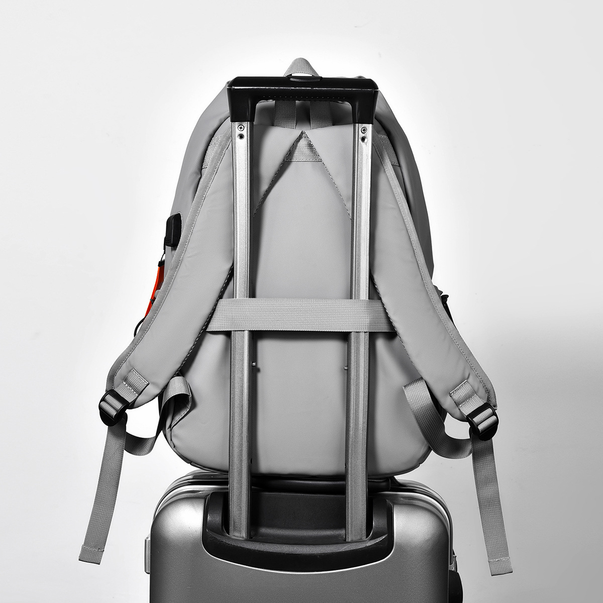 Backpack, PVC, up to 14 inches, breathable