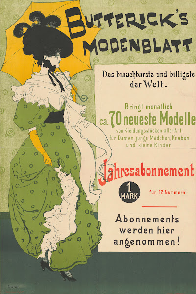 Buttericks Modenblatt 1897