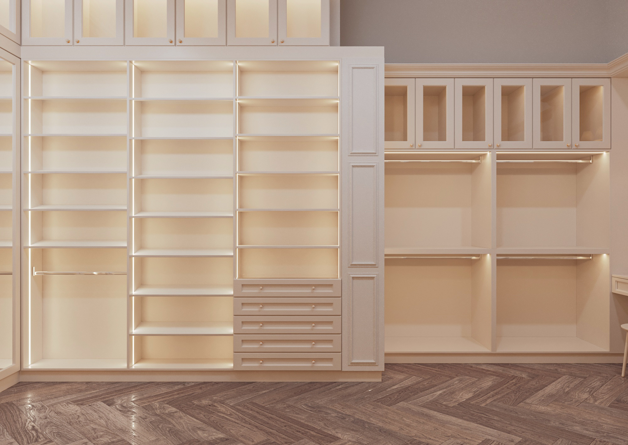 Primary Closet Shelving