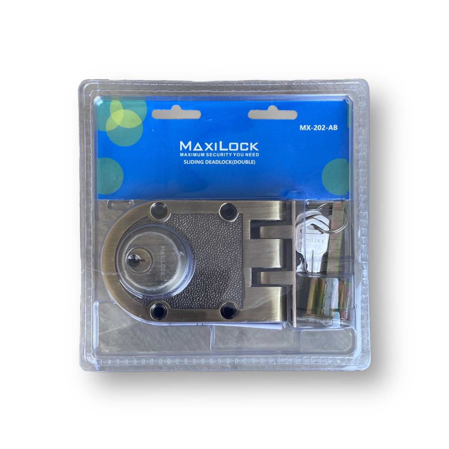 Maxilock Sliding Door Deadlock Double