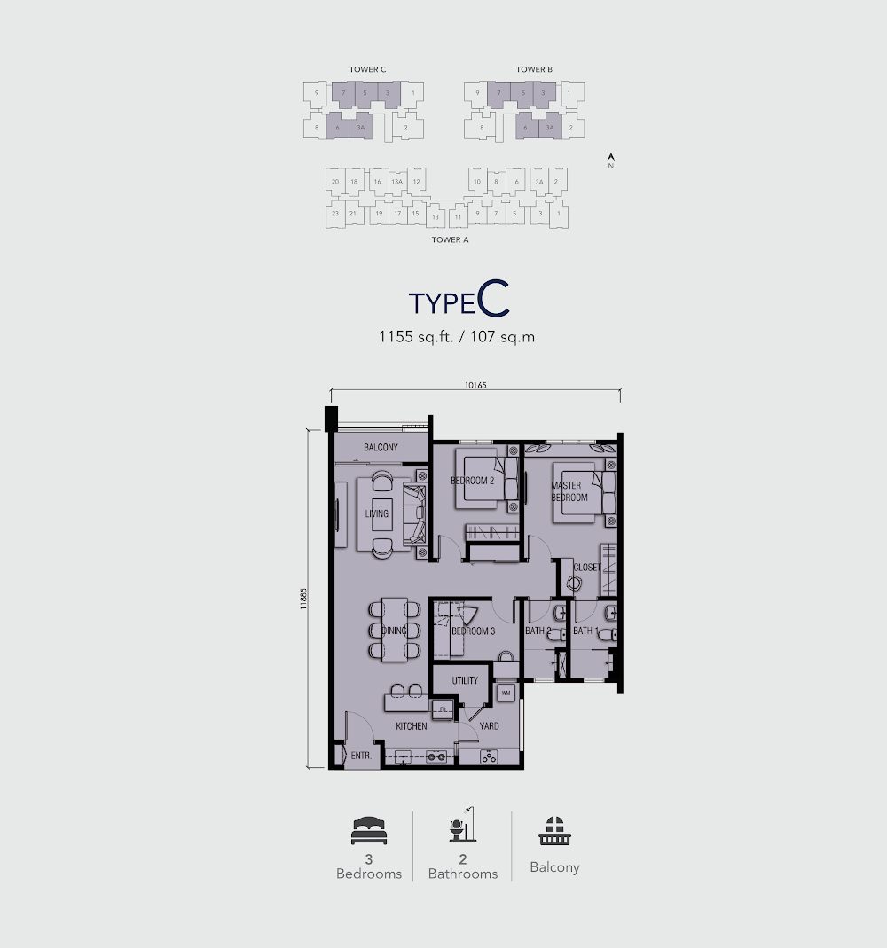 AKASA Cheras South floor plan