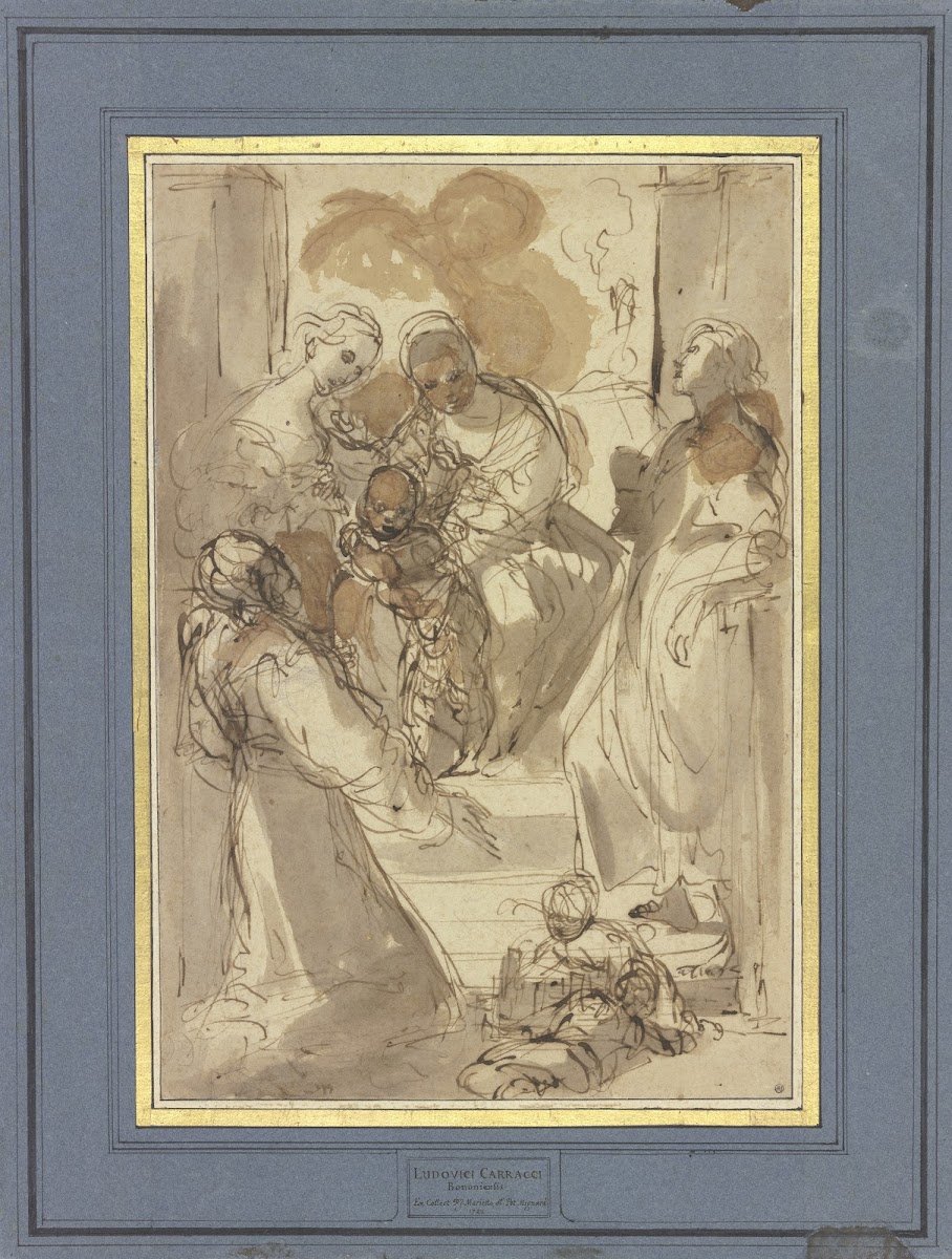 Virgin and Child with Saints Catherine John the Evangelist and Francis