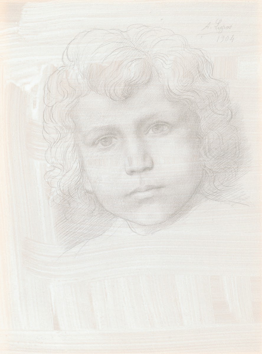 Study of Cupid Head of a Girl 1904