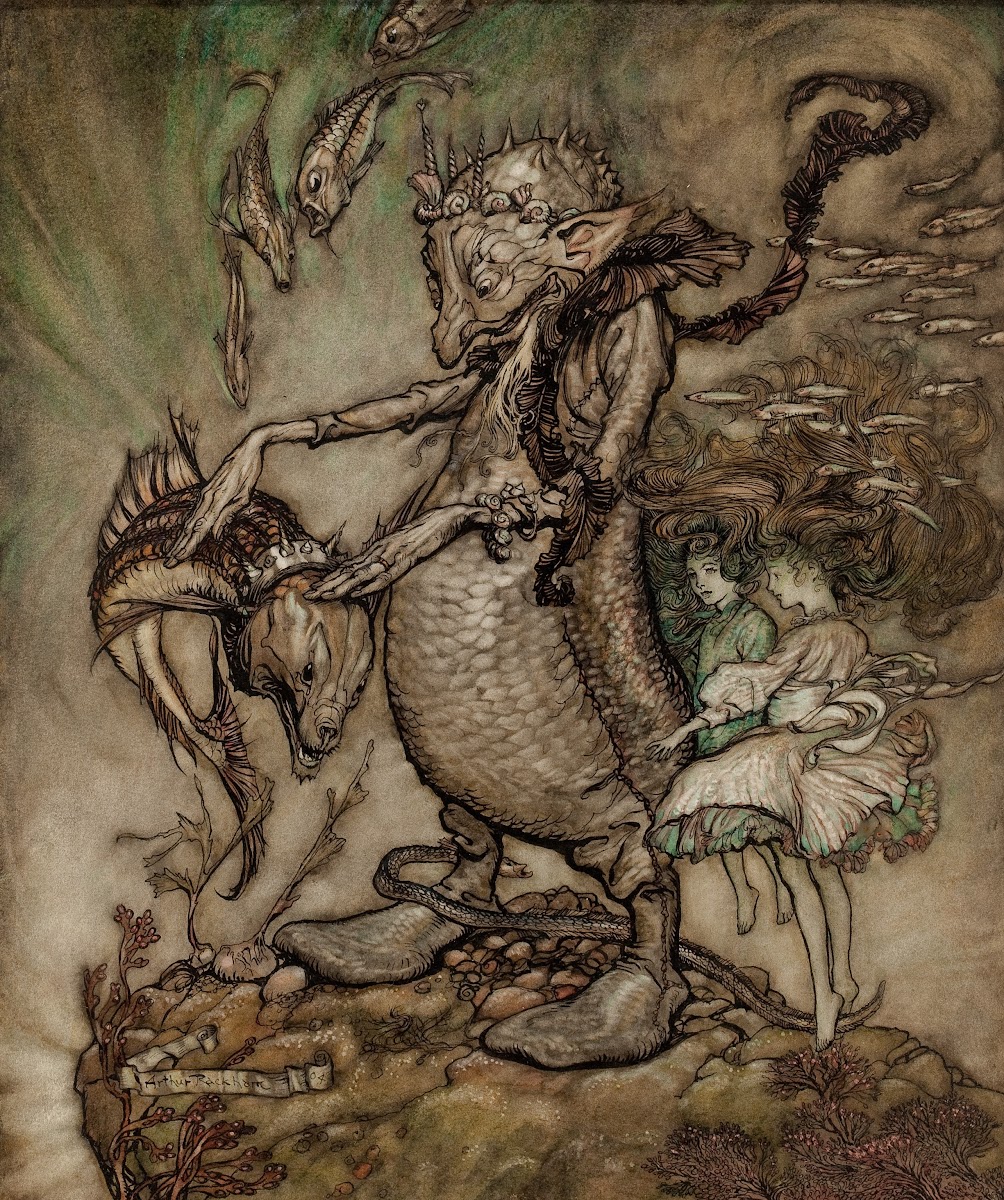 The Fish King and the Dog Fish 1904