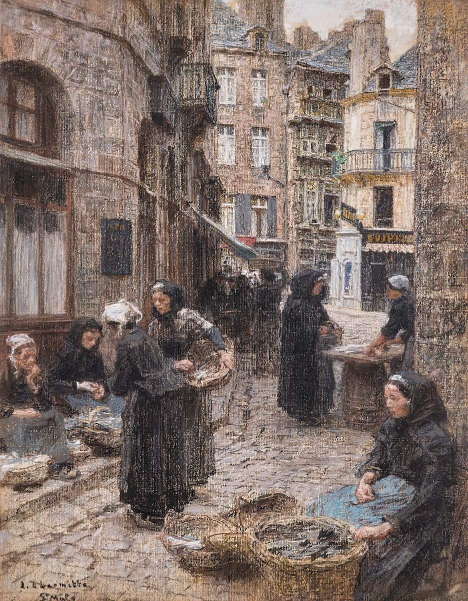 Le marché aux poissons St Malo