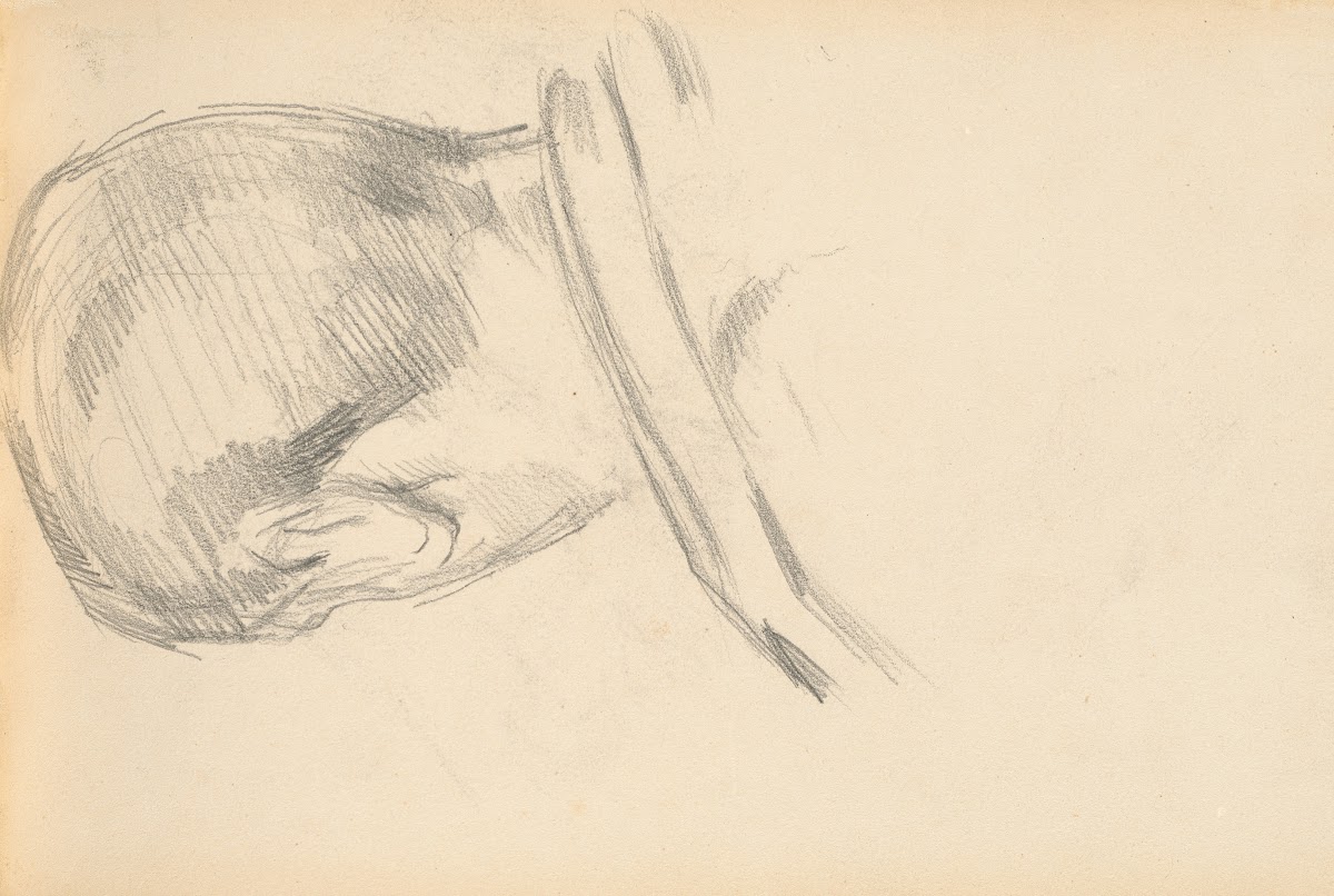 Head of a Boy Seen from Behind c 1885