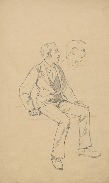 Seated man 19th 20th century