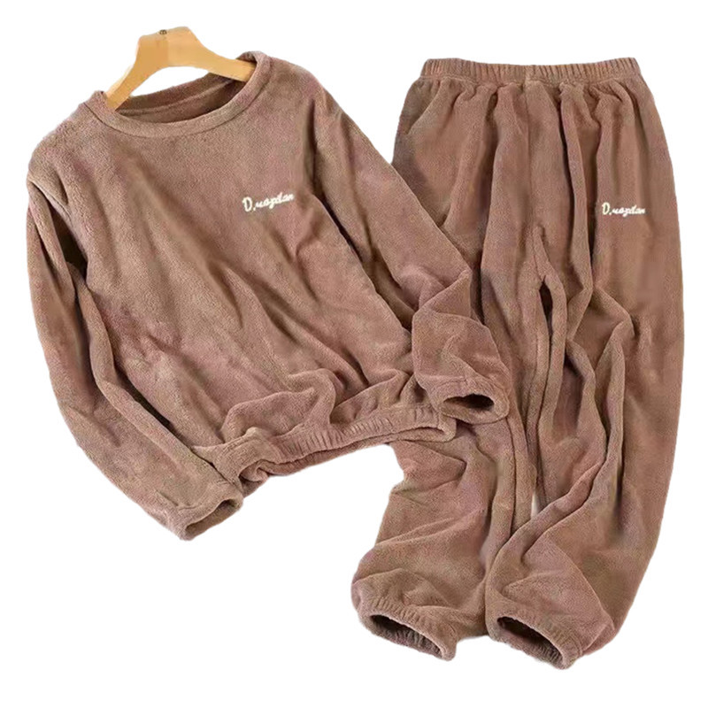 Warm coral fleece house suit, Unisex, for cold days