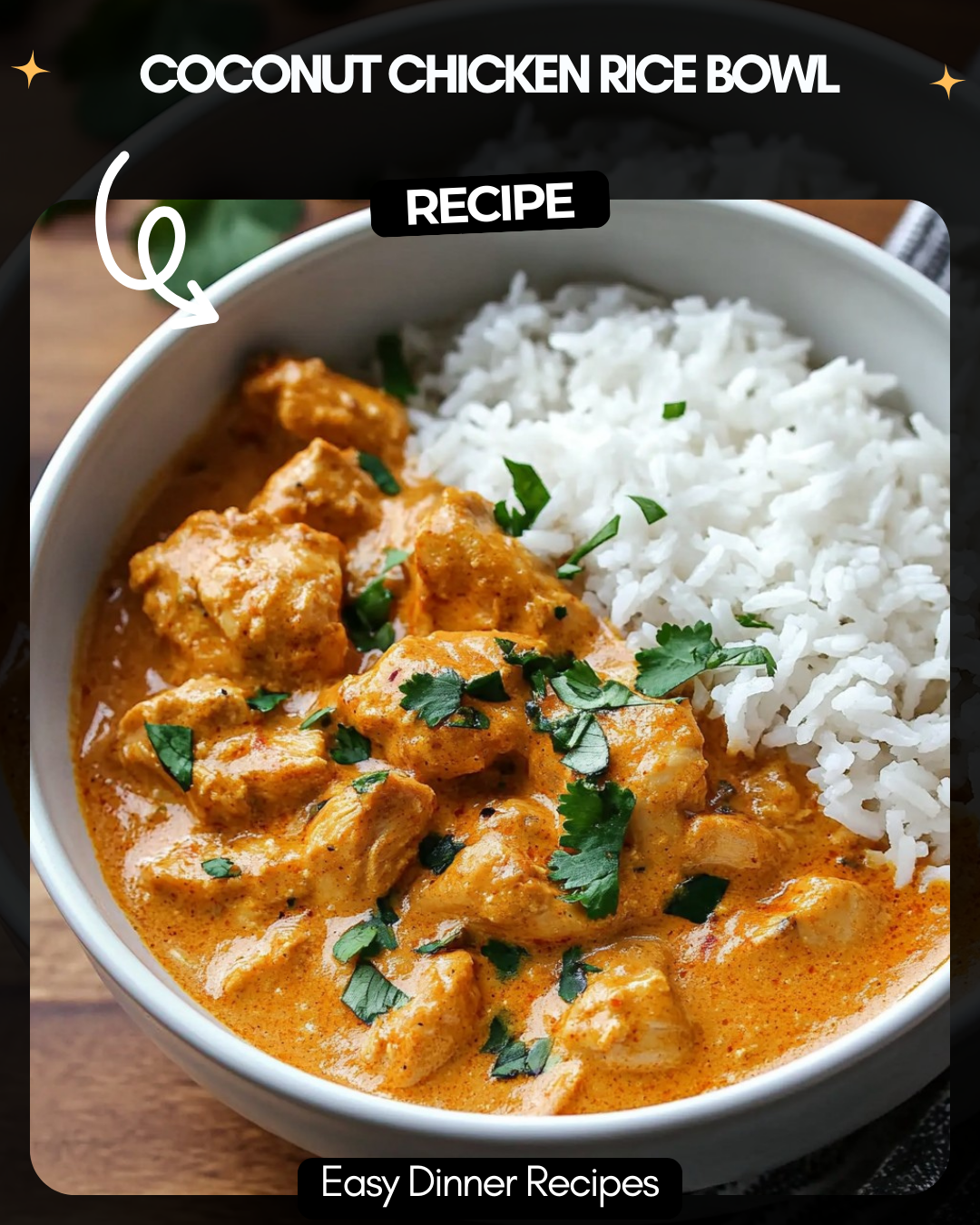 Coconut Chicken Rice Bowl