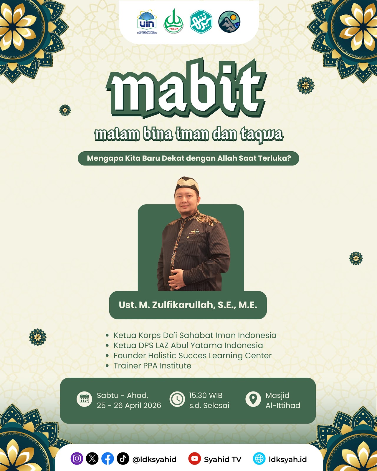 Malam Bina Iman & Taqwa #1
