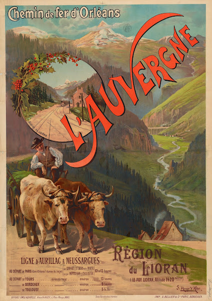 Chemin de fer dOrléans LAuvergne Région du Lioran Le Puy Lioran 1893