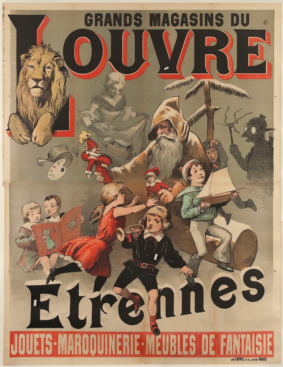 Grands Magasins Du Louvre Between 1880 And 1900
