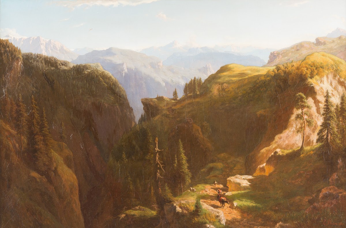 Munich In The Mountains 1862