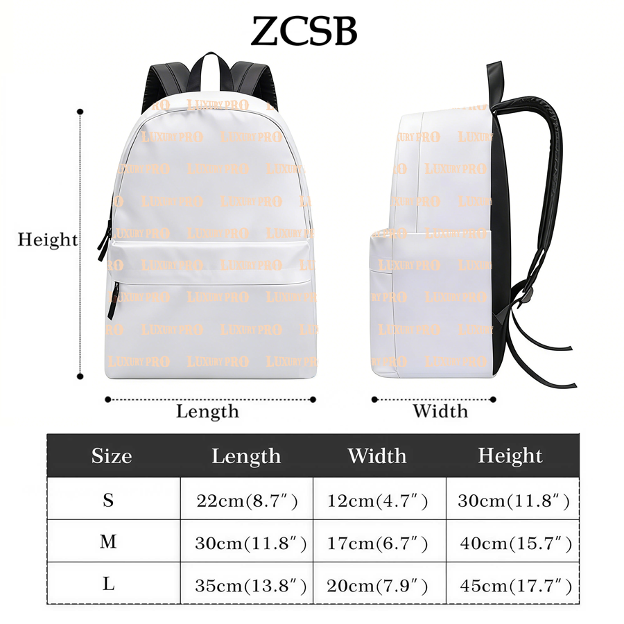 3D Full print school bag