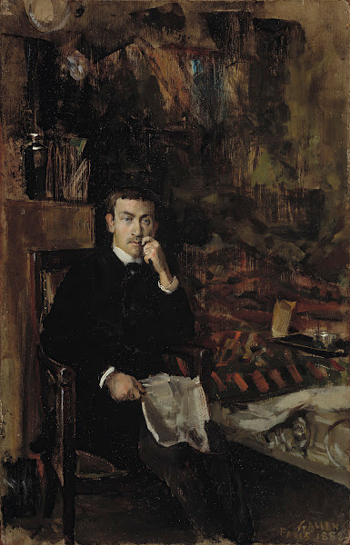 Bohême Portrait Of The Norwegian Artist C A Dørnberger 1888