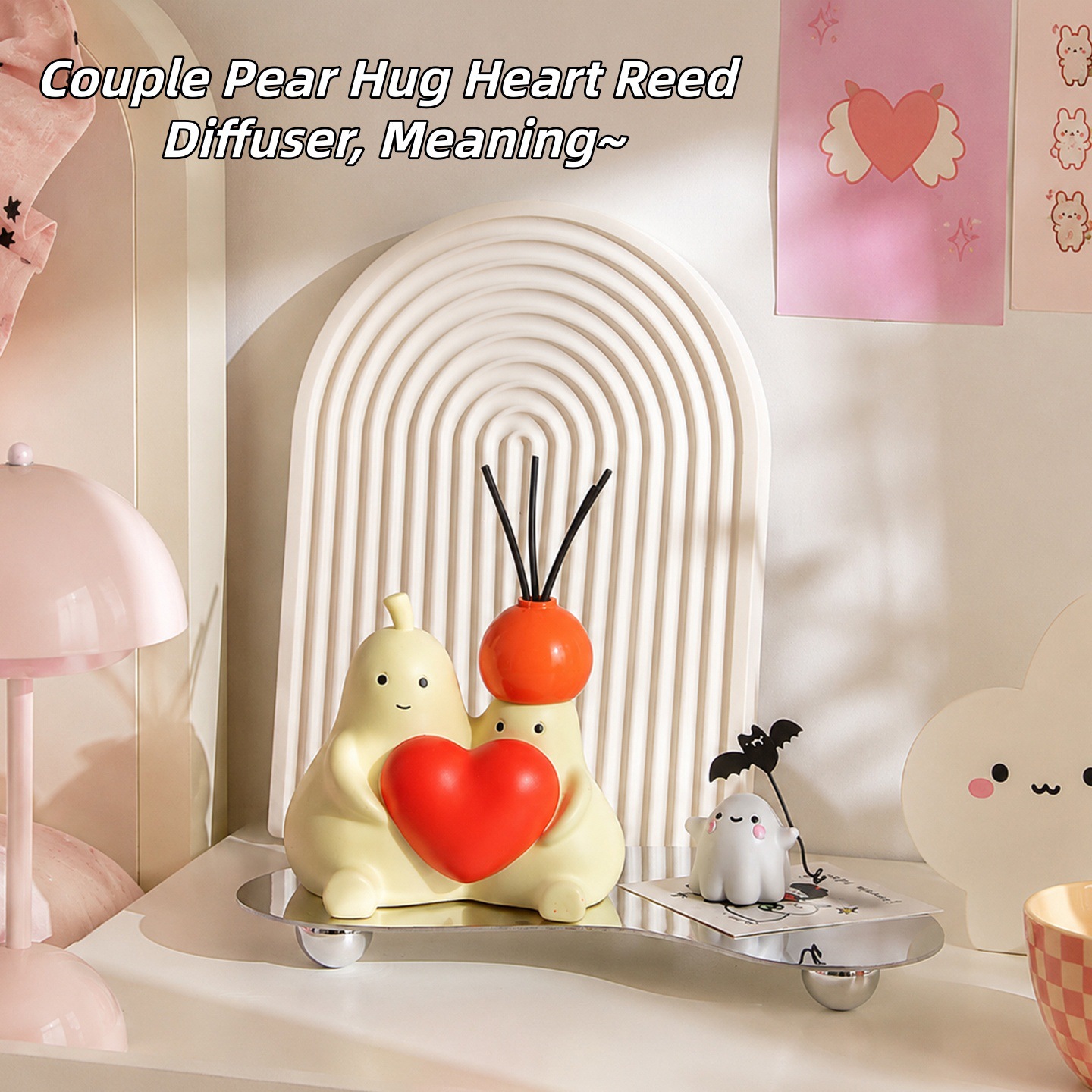 Cartoon Pear Scented Bottle, No Flame