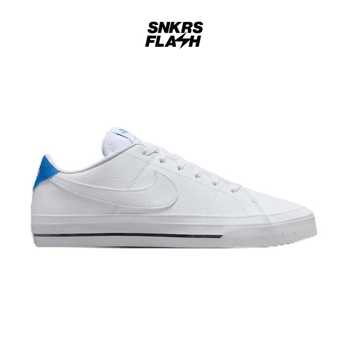 NIKE COURT LEGACY NEXT NATURE WHITE BLUE - Size 44