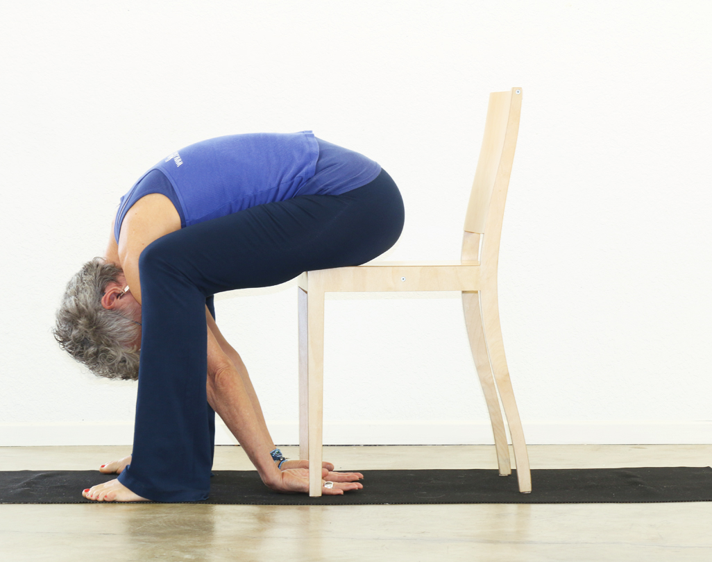 chair forward bend