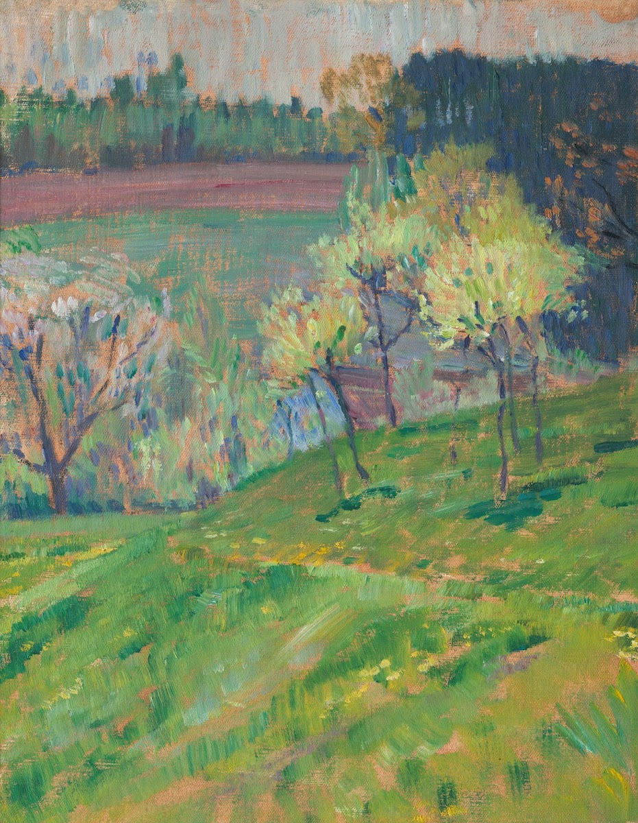 Rozkvitnutý sad 1890