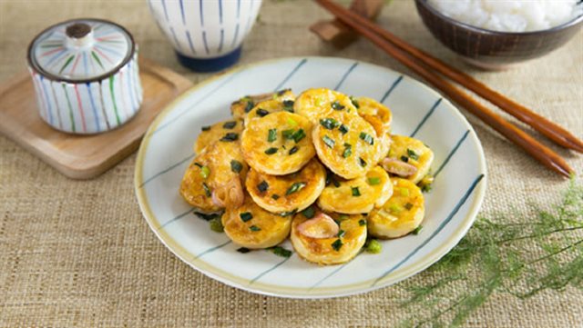 Đậu Hũ Trứng Chiên Vàng Sốt Nước Tương