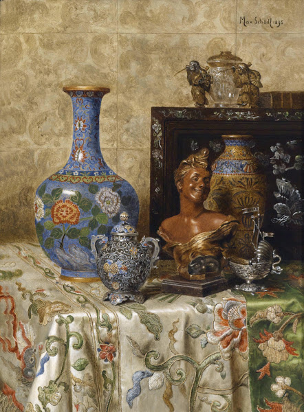 Stillleben Mit Asiatischen Vasen 1895