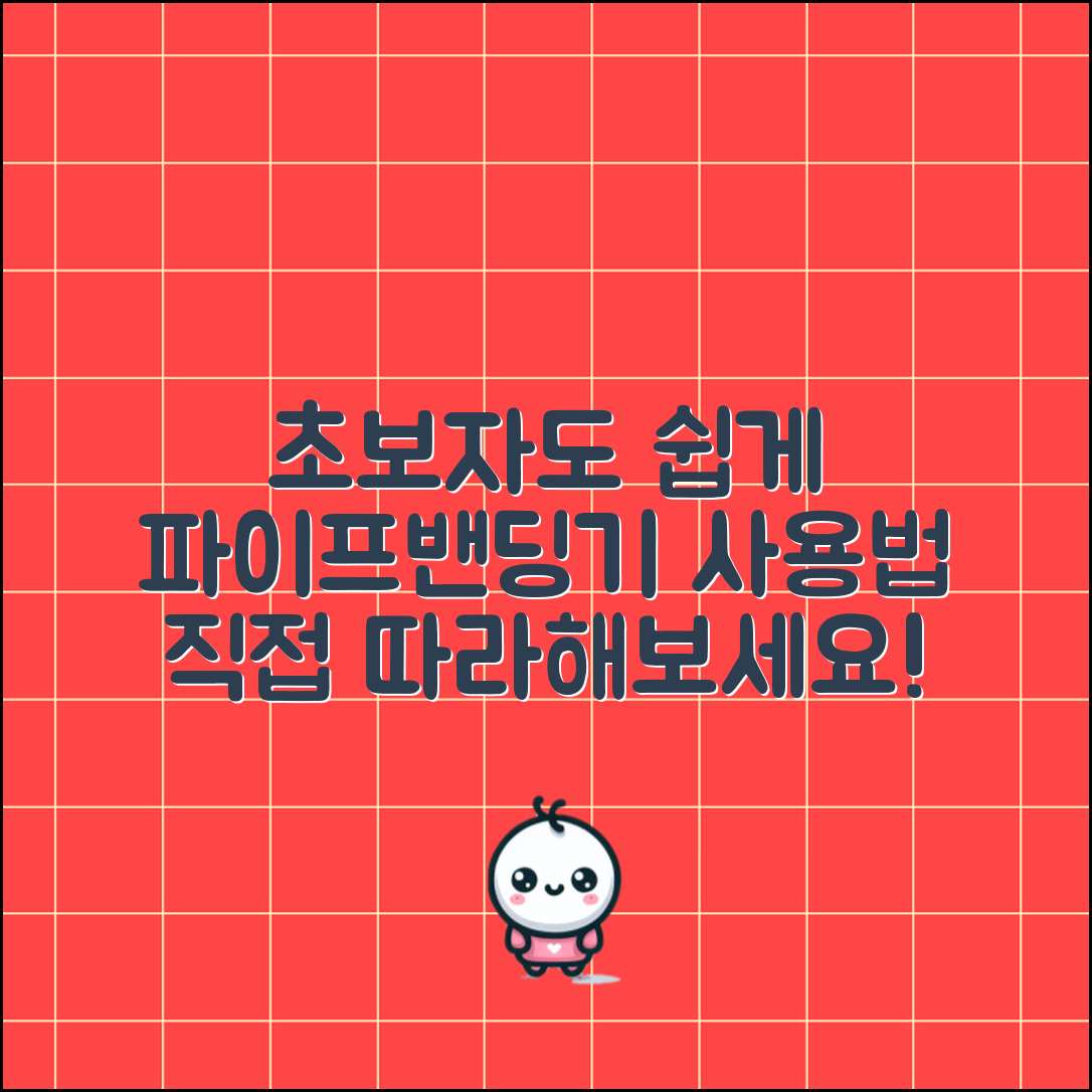초보자도 쉽게 배우는 파이프밴딩기 사용법