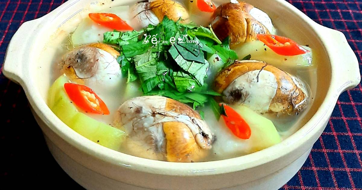 Trứng vịt lộn um bầu