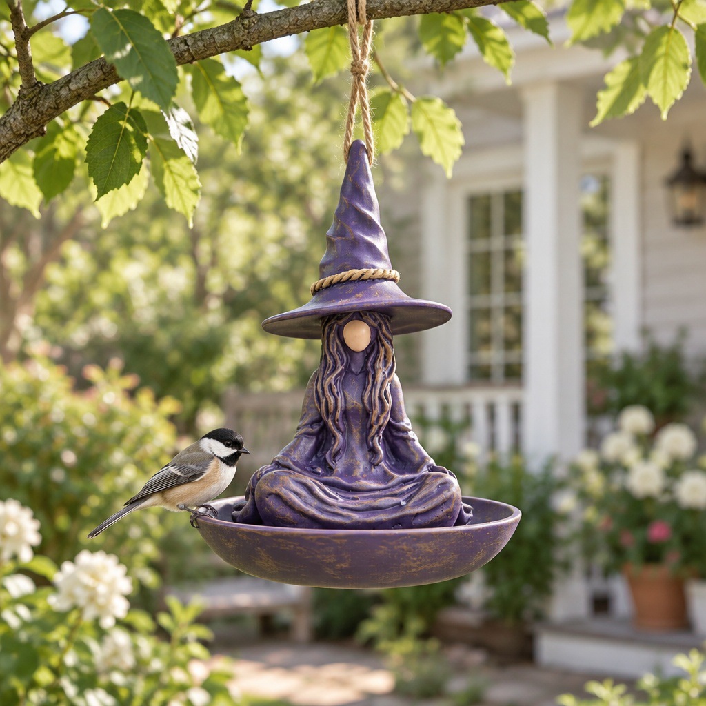 Decorative Bird Feeder Made of Resin