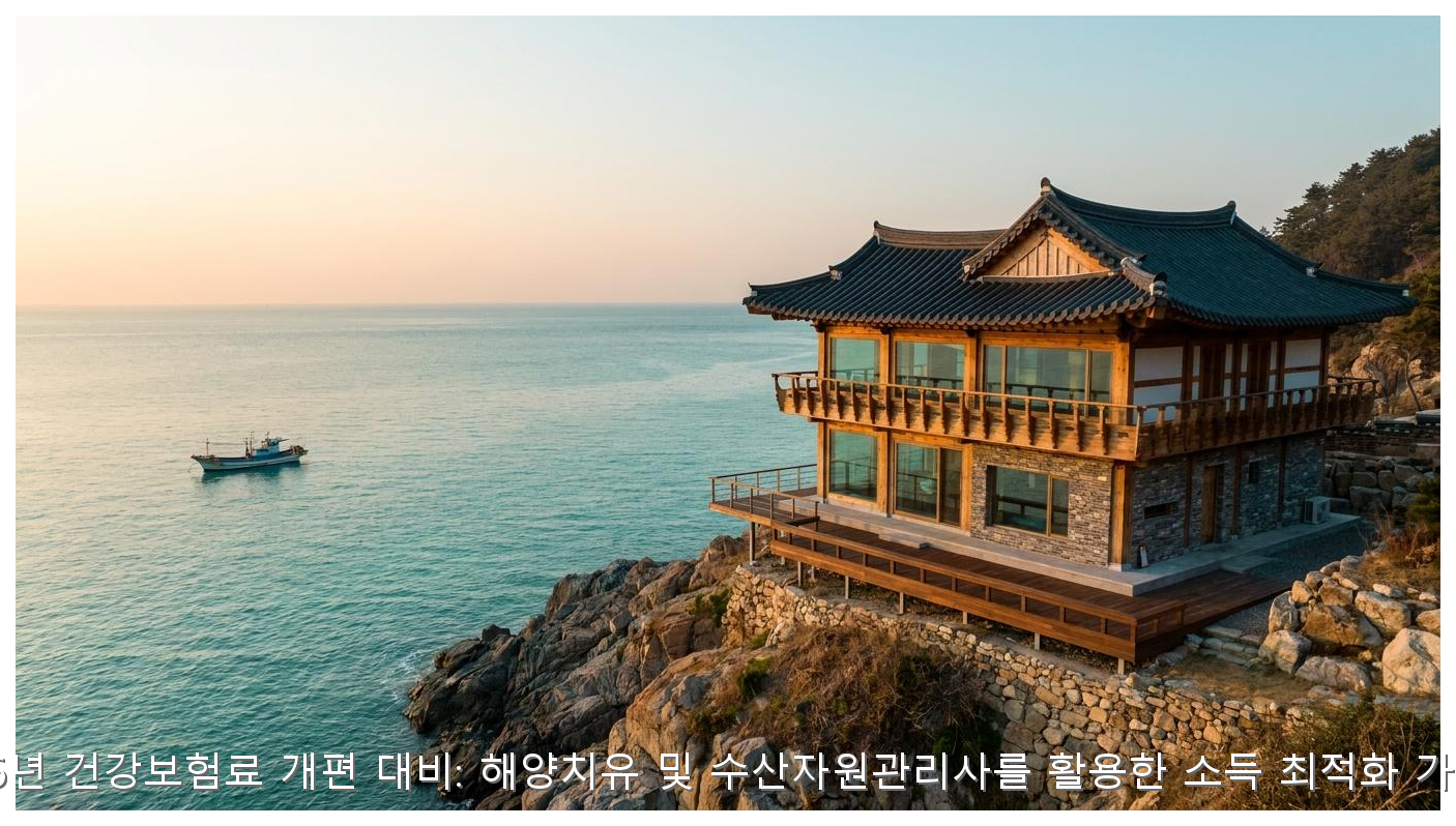 2026년 건강보험료 개편 대비: 해양치유 및 수산자원관리사를 활용한 소득 최적화 가이드 핵심 안내 및 분석 인포그래픽 (8)
