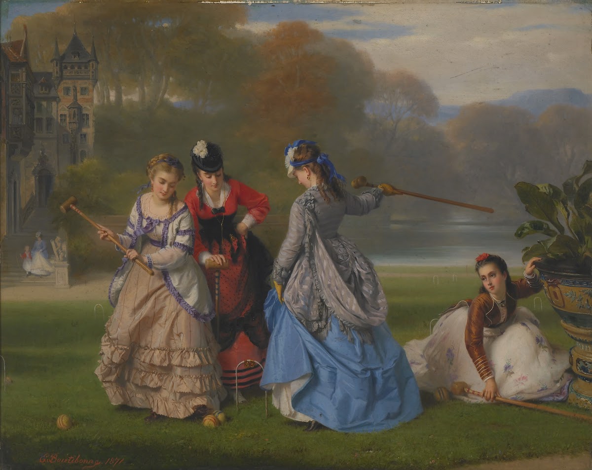 Croquet Players 1871
