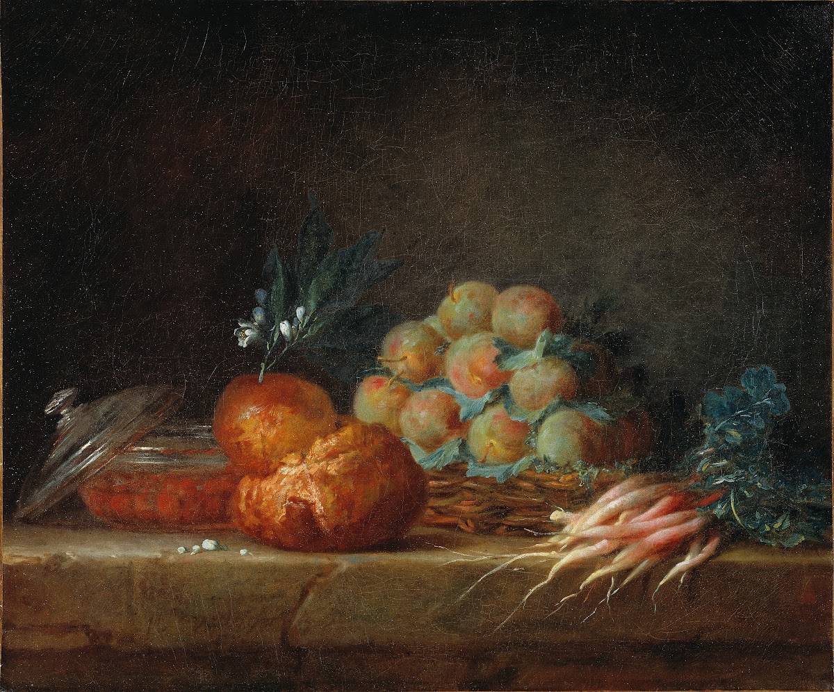 Still Life with Brioche Fruit and Vegetables 1775