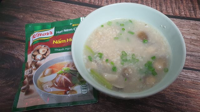 Cháo Nấm Rơm Yến Mạch