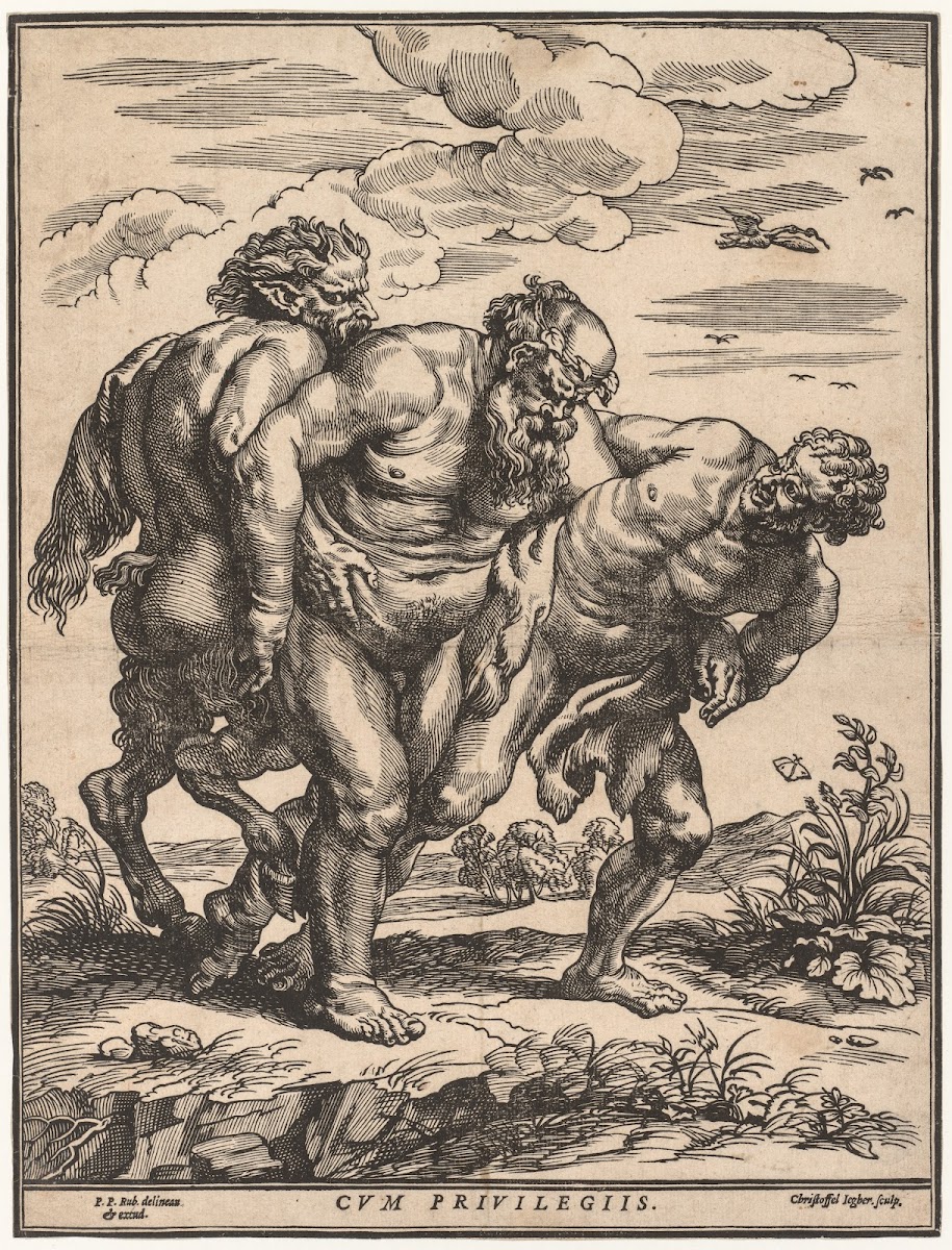 Silenus Accompanied by a Satyr and a Faun 1630