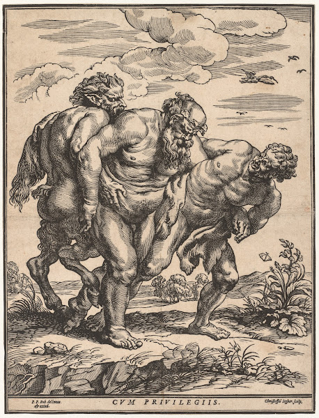 Silenus Accompanied by a Satyr and a Faun 1630