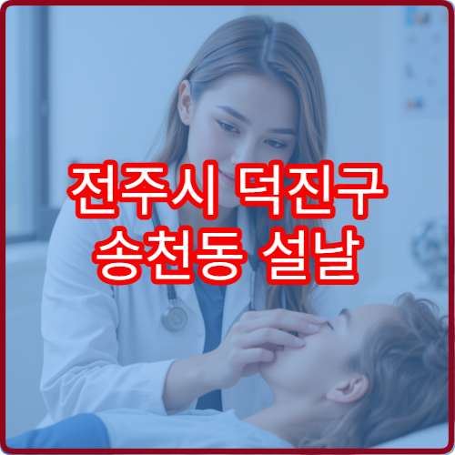 전주시 덕진구 송천동 설날 피부과 진료 병원 정보와 위치 안내
