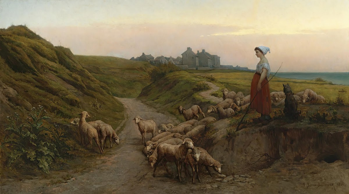 Chemin Creux Sur Les Côtes De Normandie 1864