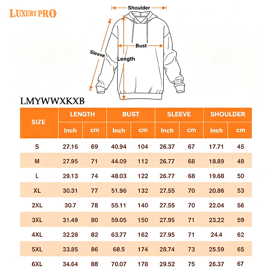 AOP Hoodie without cuffs and hem