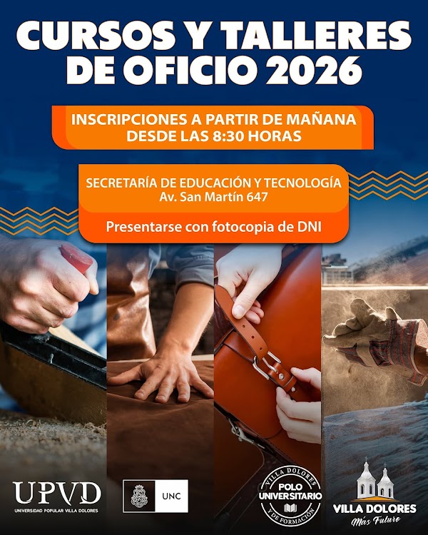 Cursos y Talleres de Oficio