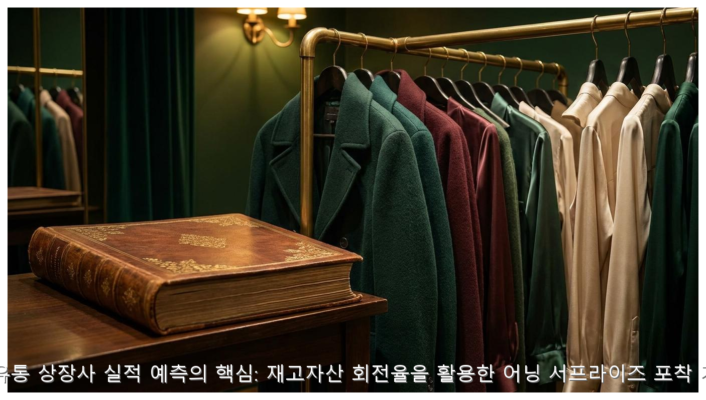 의류·유통 상장사 실적 예측의 핵심: 재고자산 회전율을 활용한 어닝 서프라이즈 포착 가이드 핵심 안내 및 분석 인포그래픽 (2)