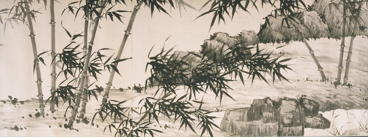 Bamboo under Spring Rain