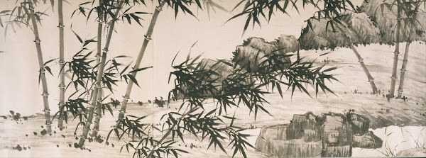 Bamboo under Spring Rain